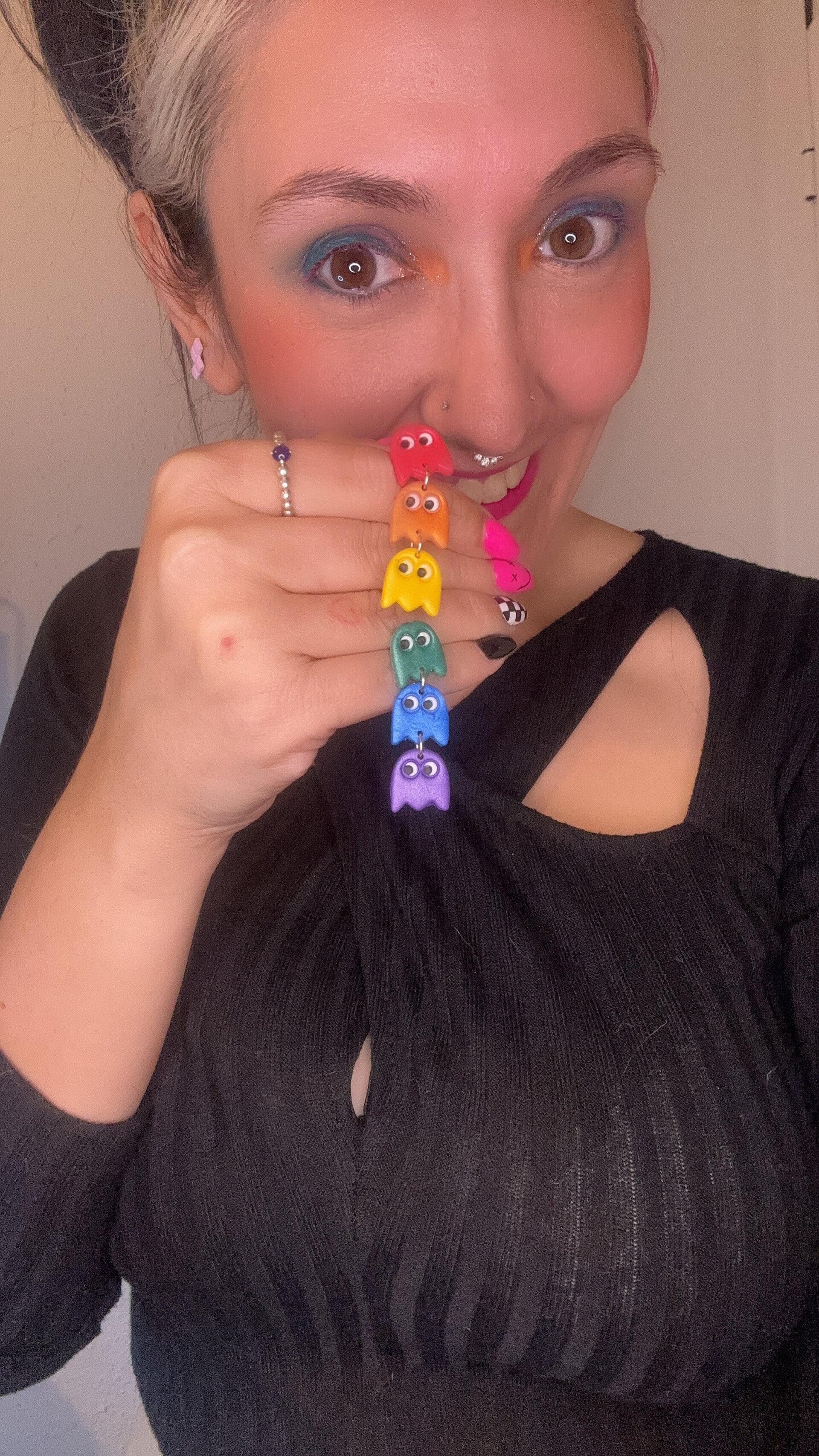 Pendientes Fantasmas Rainbow - 4