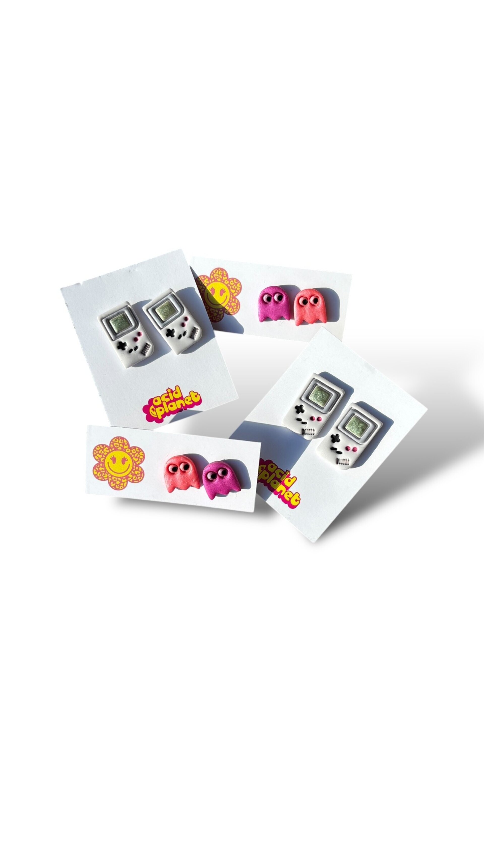 Pendientes Botón GameBoy - 2