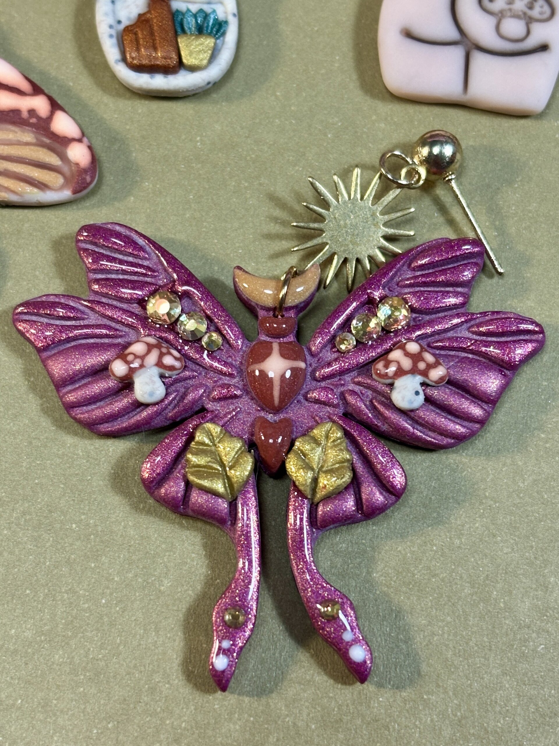 🦋 Volando en otoño (pendientes) - 4