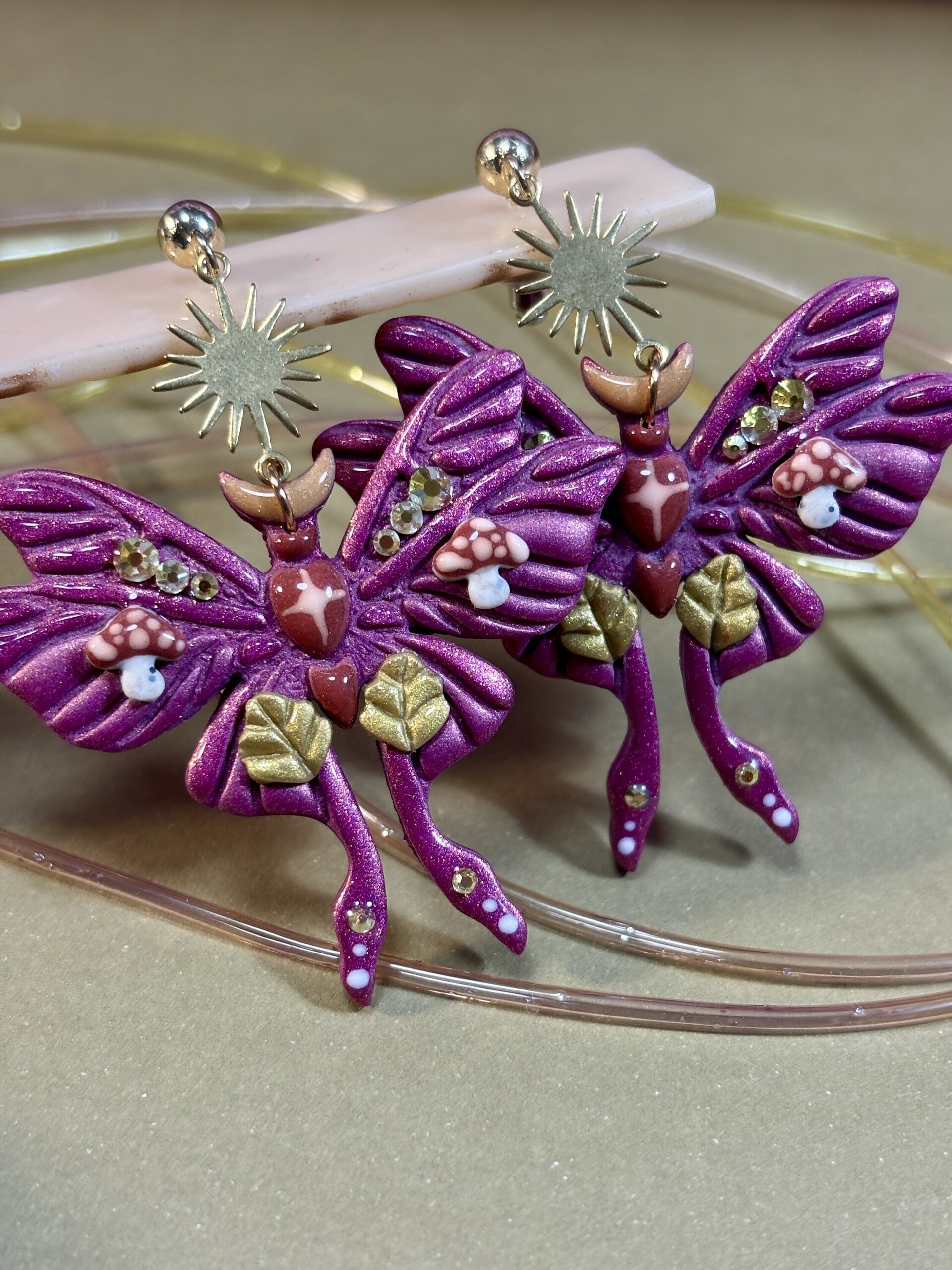 🦋 Volando en otoño (pendientes) - 3