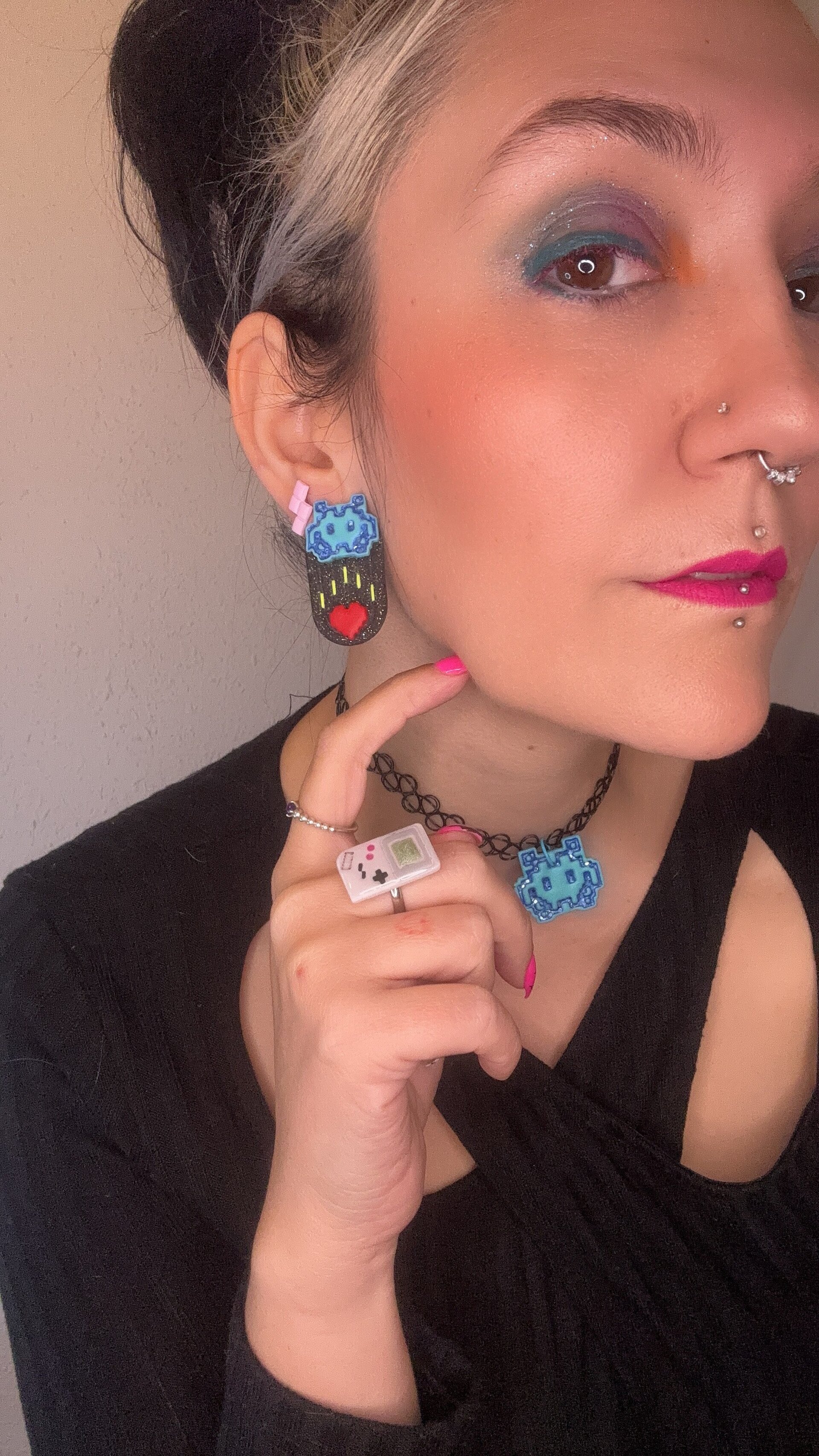 Pendientes Love Androide - 3
