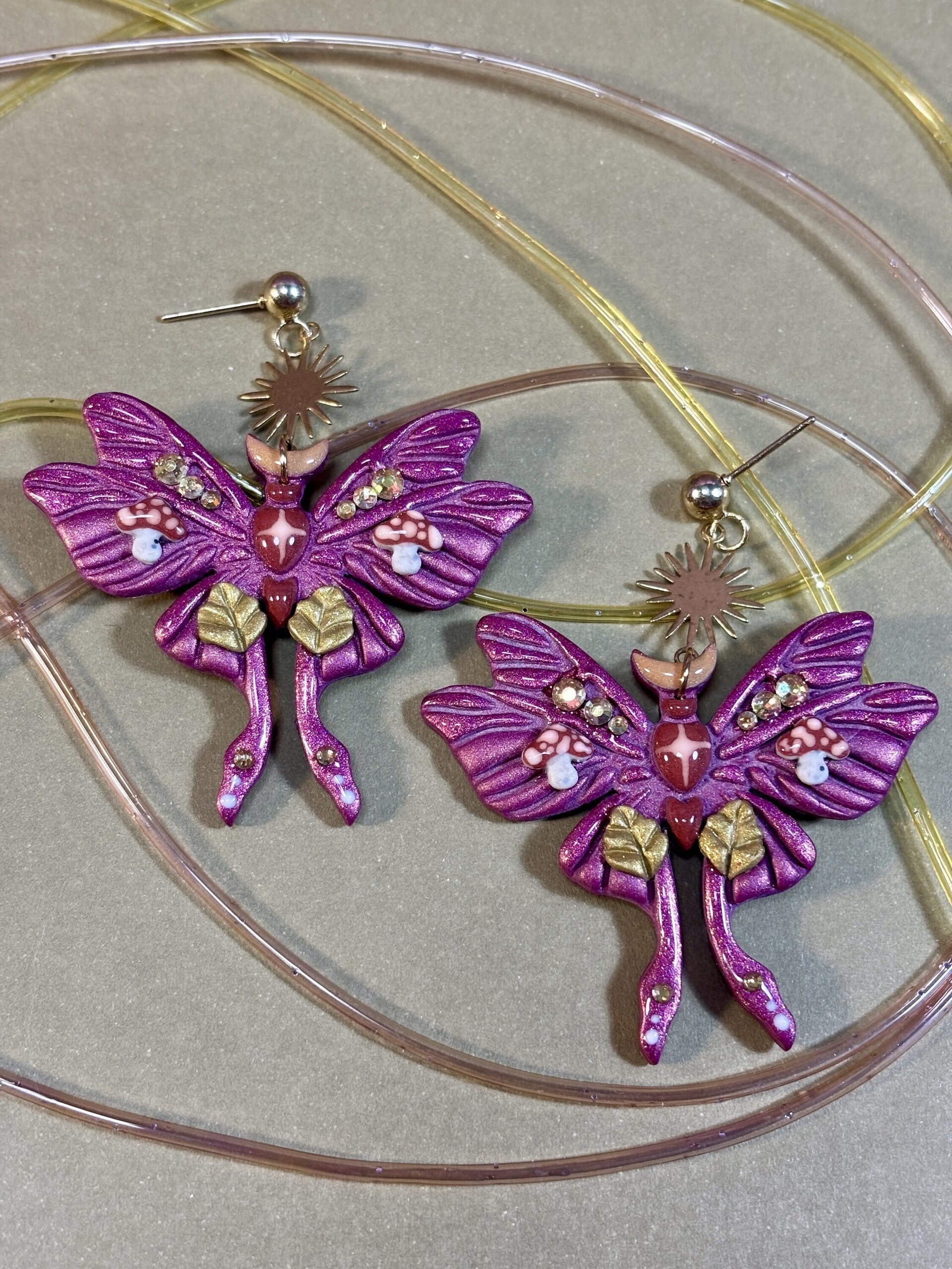 🦋 Volando en otoño (pendientes) - 1